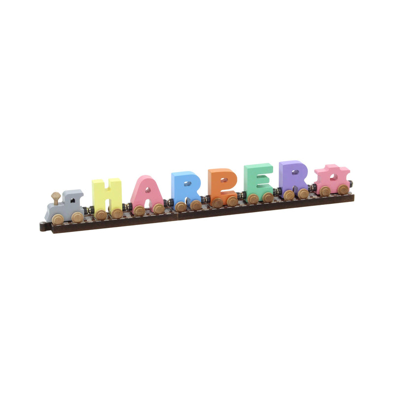 NameTrains Pastel Letters Name
