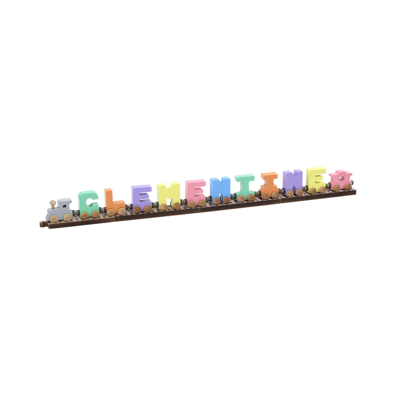 NameTrains Pastel Letters Name