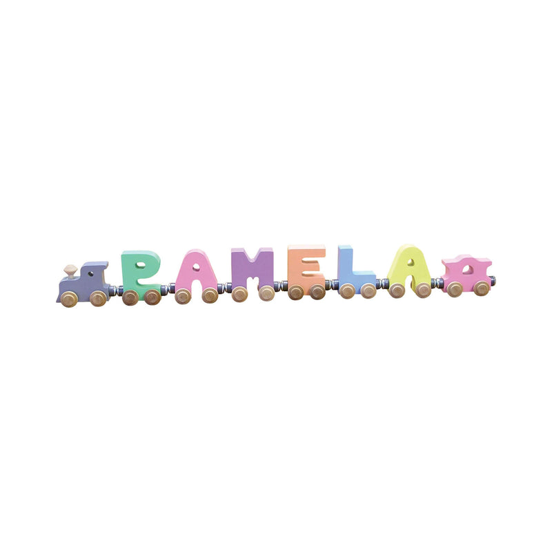 NameTrains Pastel Letters Name