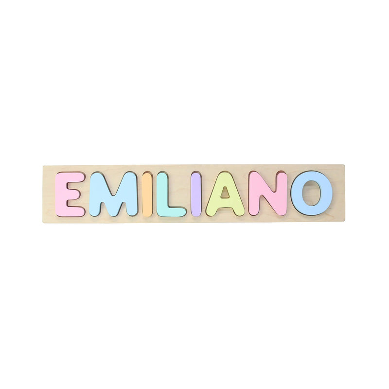 Pastel Letter Name Puzzle