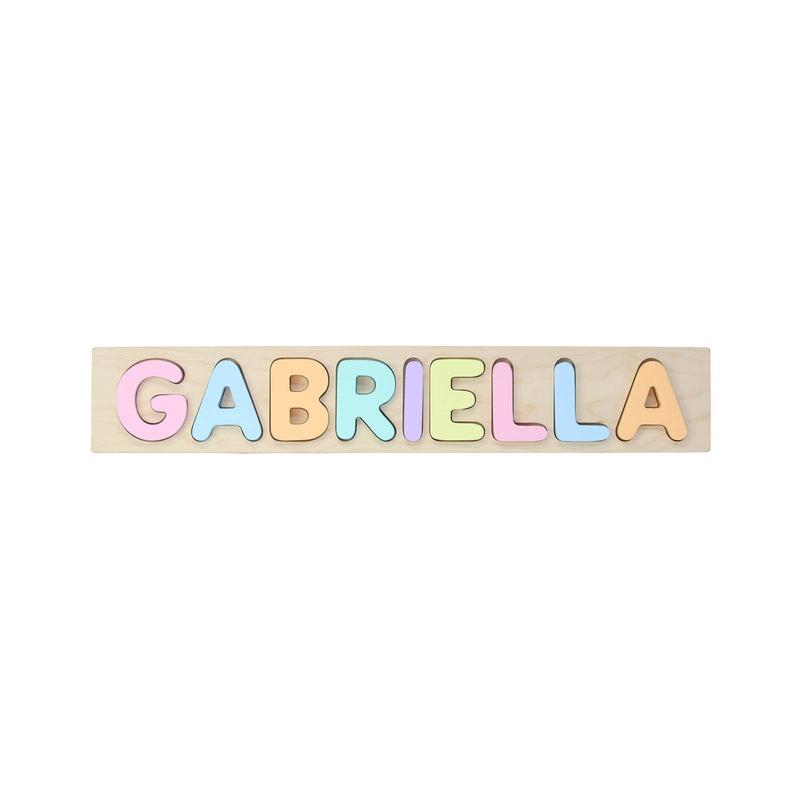 Pastel Letter Name Puzzle