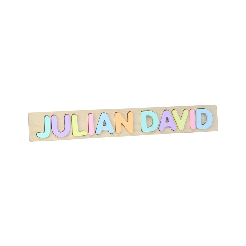 Pastel Letter Name Puzzle