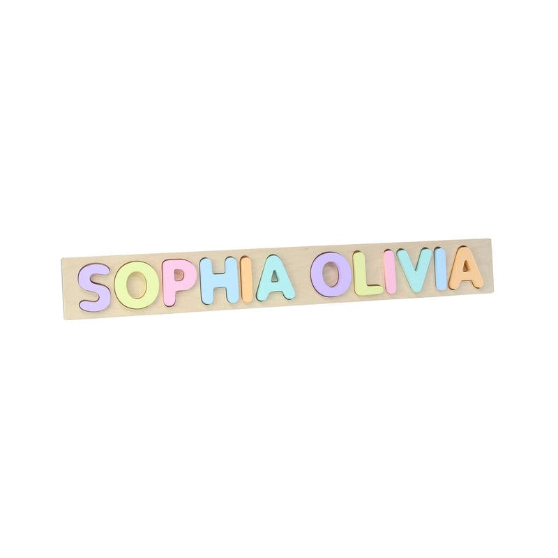 Pastel Letter Name Puzzle