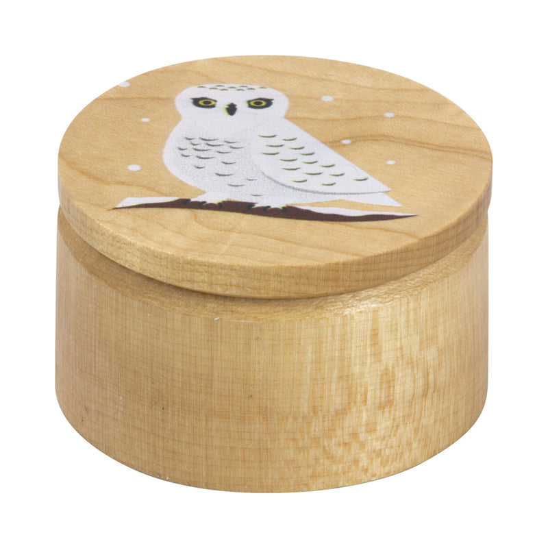 Snowy Owl Trinket Box