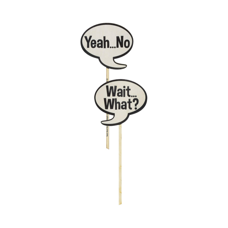 Yeah...No/Wait...What? Word Bubble