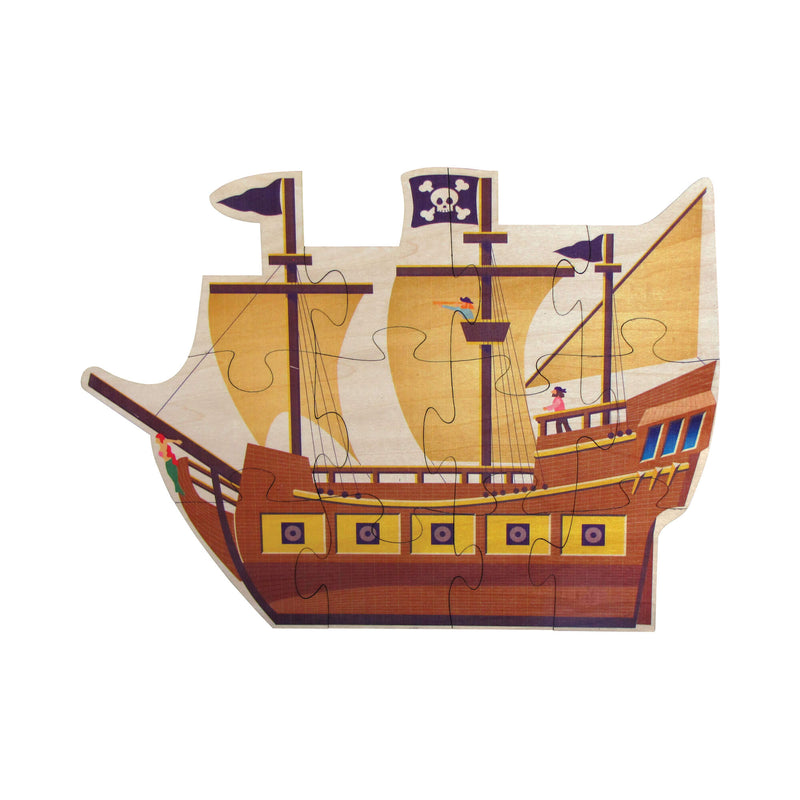 Pirate Ship Shaped Jigsaw Puzzle