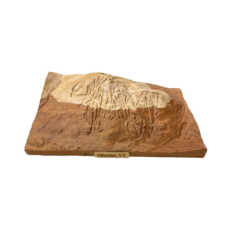 Okemo Vermont 3D Relief Ski Map | Vermont Ski Gift