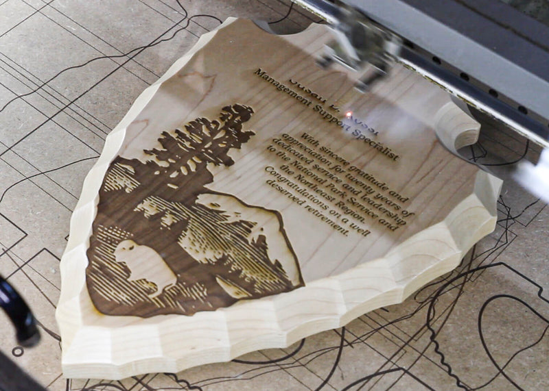 National Parks Engraving Plaque